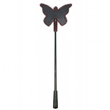 cravache noire papillon